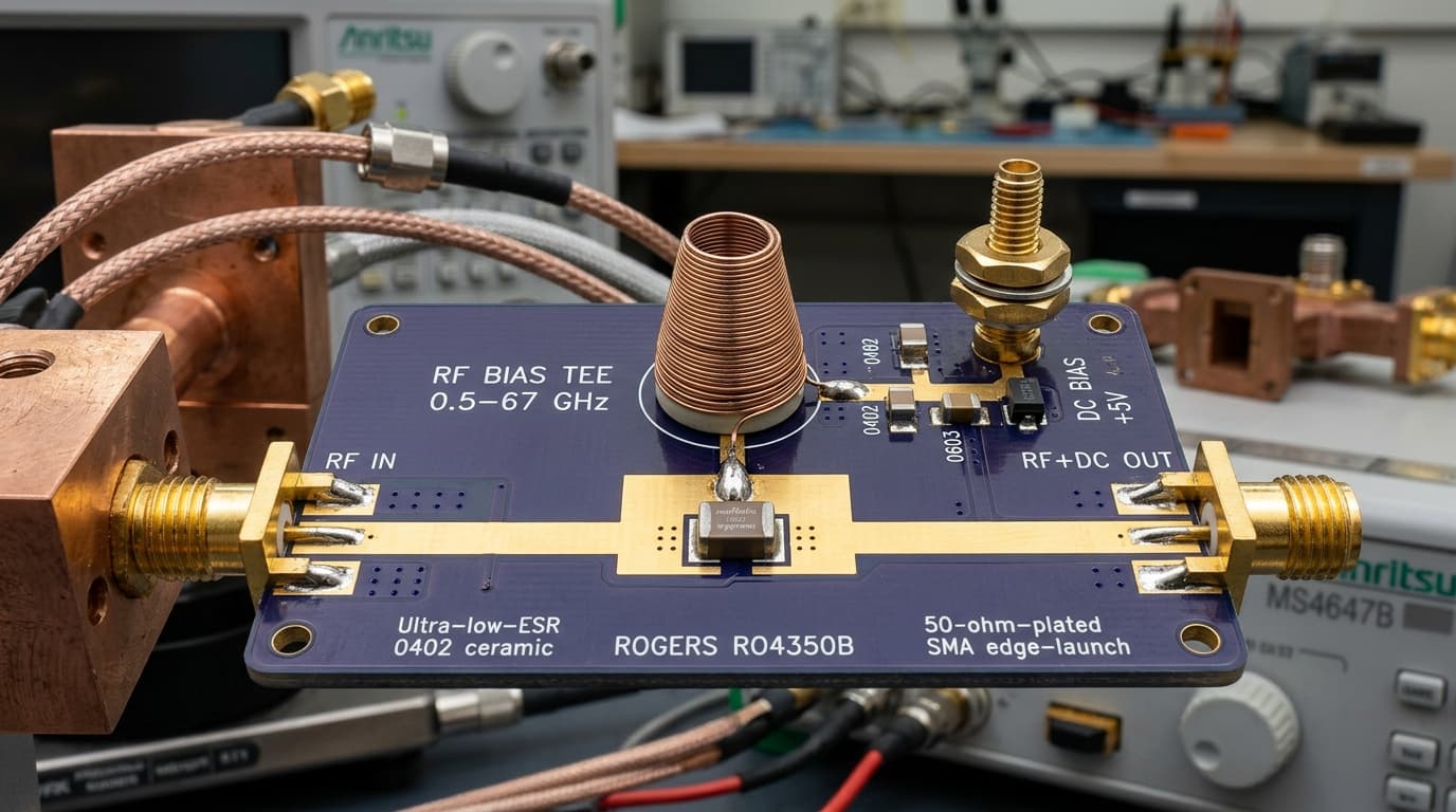 Wideband Bias Tee (LC Diplexer)